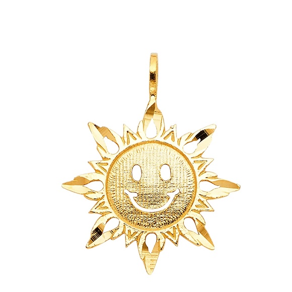 TGDJ Other - 14K Yellow Gold Sun Pendant